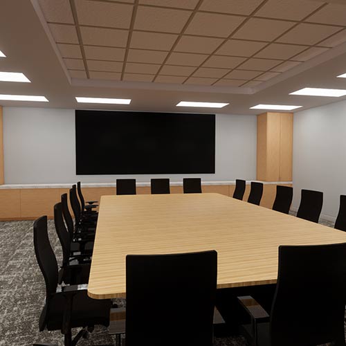 Interior Rendering of ISO New England.